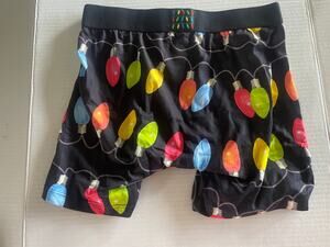 Christmas Lights Men’s Boxer Brief Lounge Wear Underwear Size XL NWT